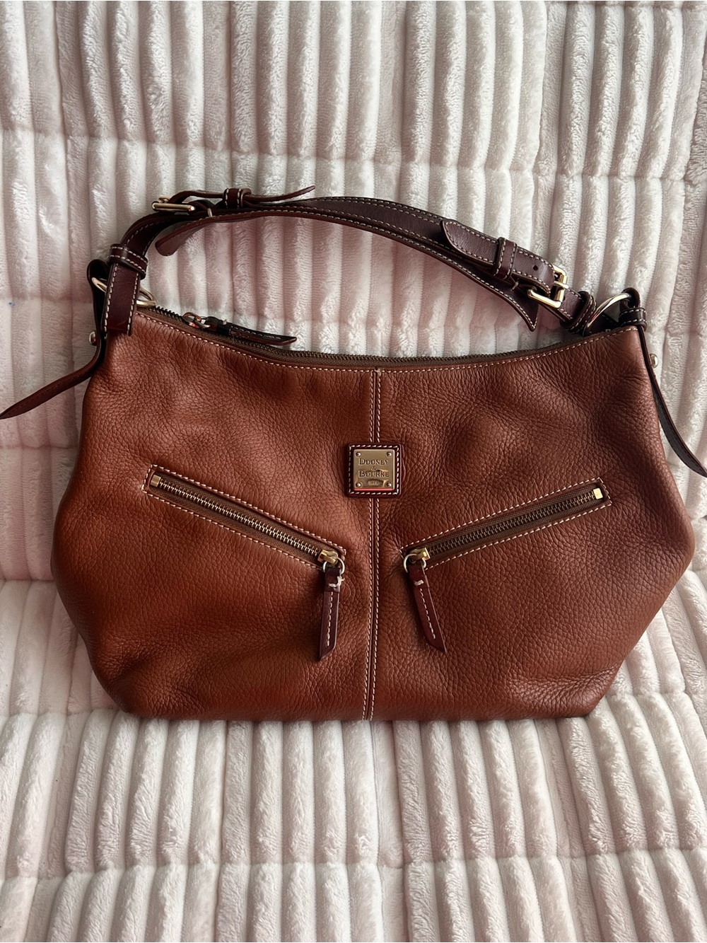 Dooney & Bourke  Pebble Leather Shoulder Bag